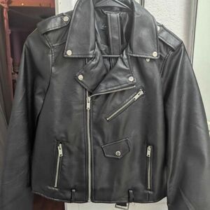 Love Tree Black Biker Jacket